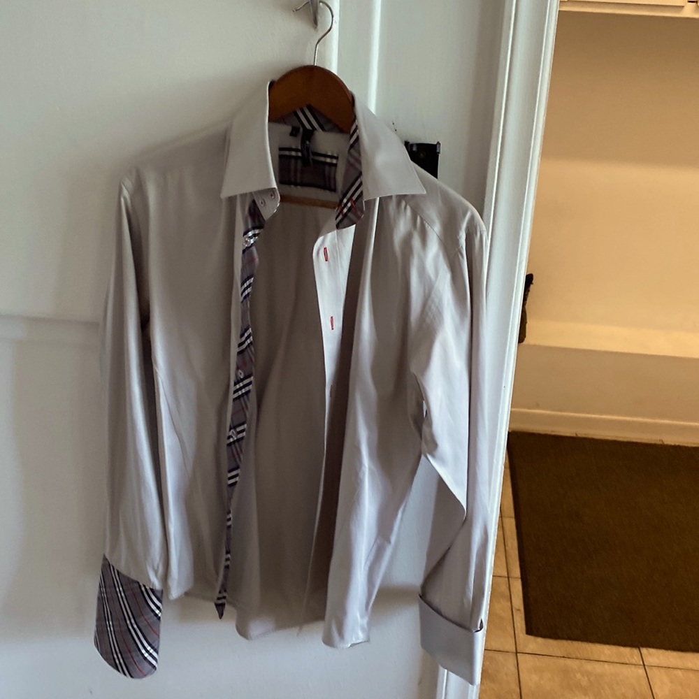Shirt and cufflinks (not included).